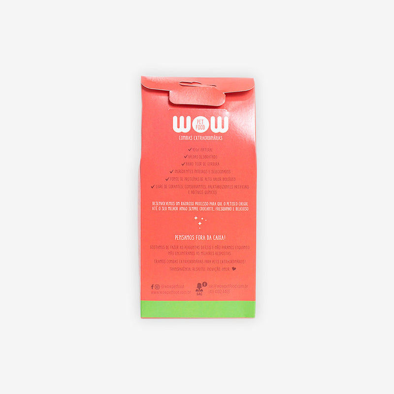 Petisco Natural WOW sabor Frango Crocante para Gatos 50g