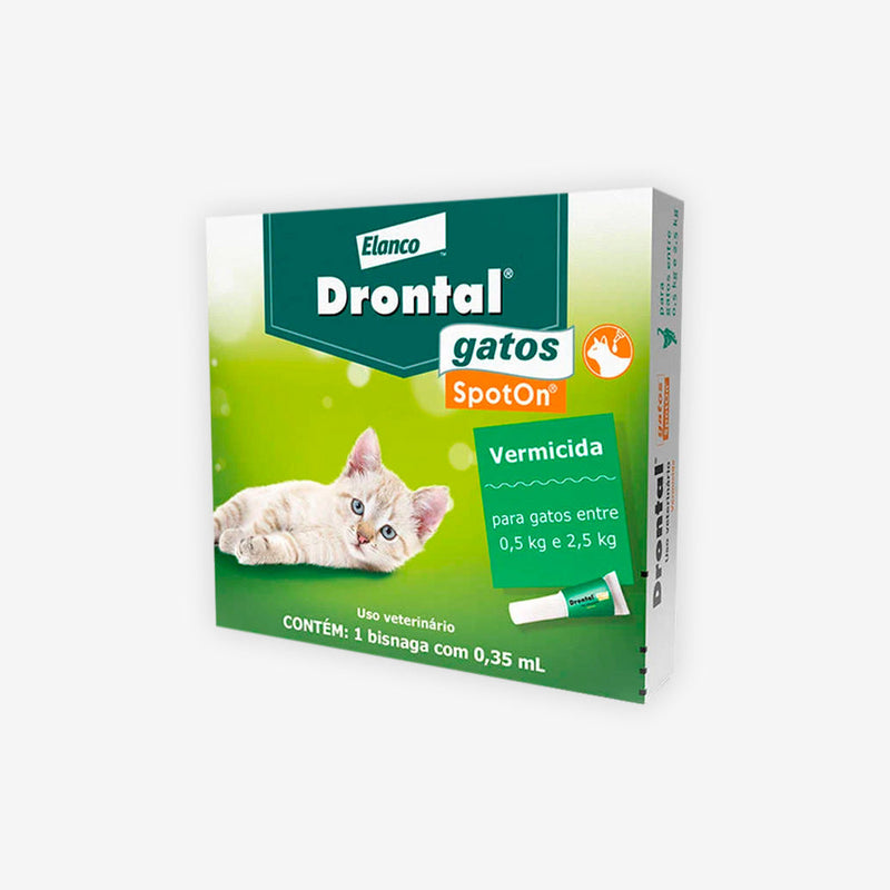 Vermífugo Drontal SpotOn para Gatos de 0.5 a 2.5kg