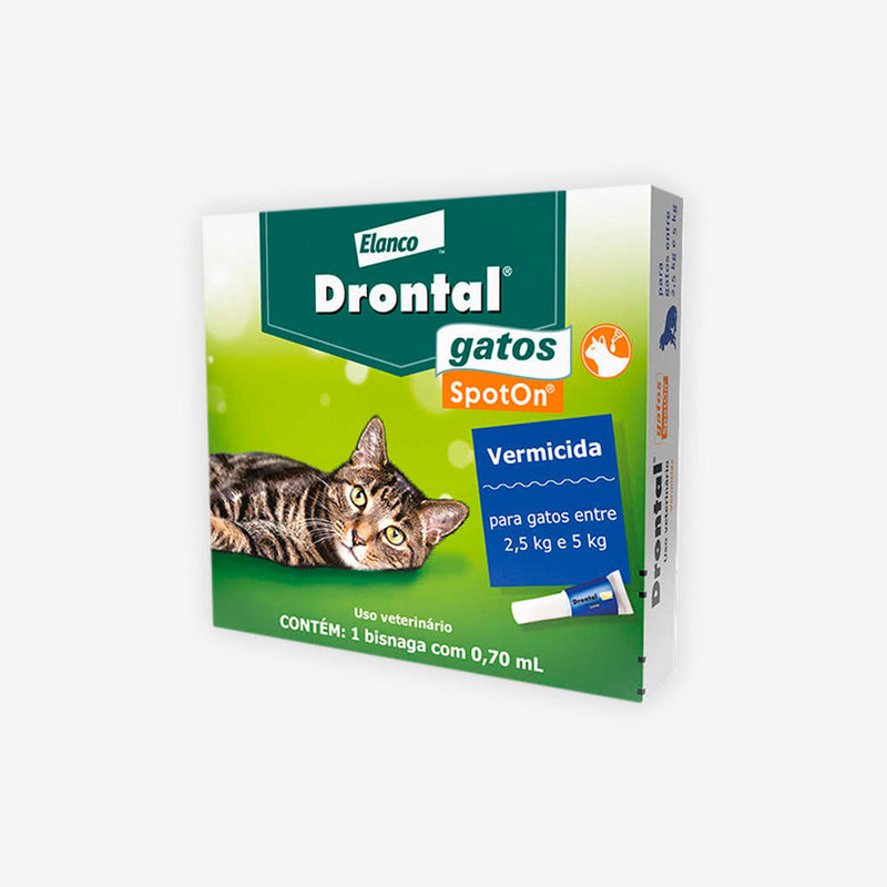 Vermífugo Drontal SpotOn para Gatos de 0.5 a 2.5kg