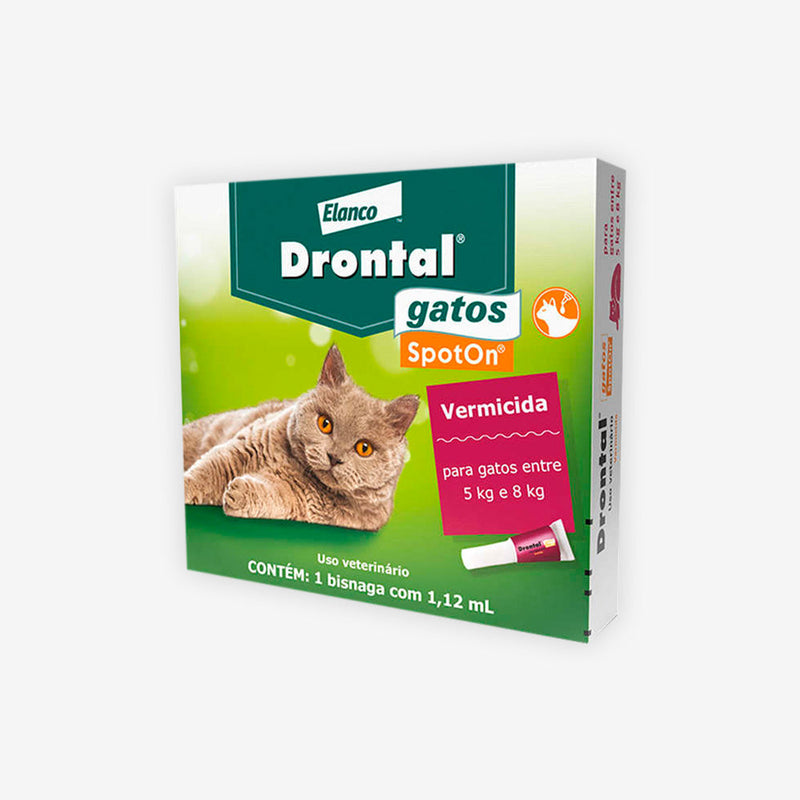 Vermífugo Drontal SpotOn para Gatos de 0.5 a 2.5kg